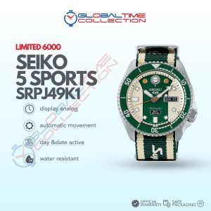 Seiko 5 Sports SRPJ49K1 Honda Super Cub Dual-Tone Dial with Dual-Tone Nylon Strap Limited Edition